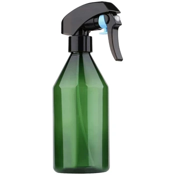 

300Ml Fine Mist Spray Bottle for Cleaning Solution Gardening Trigger Water Empty Sprayer(Green)1Pcs