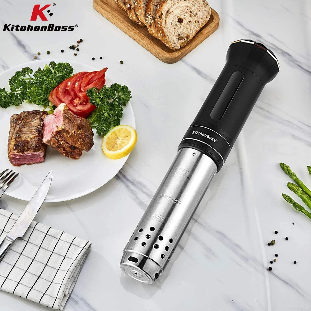 Машина для циркуляции горячего погружения KitchenBoss G300 Black-технология Sous Vide