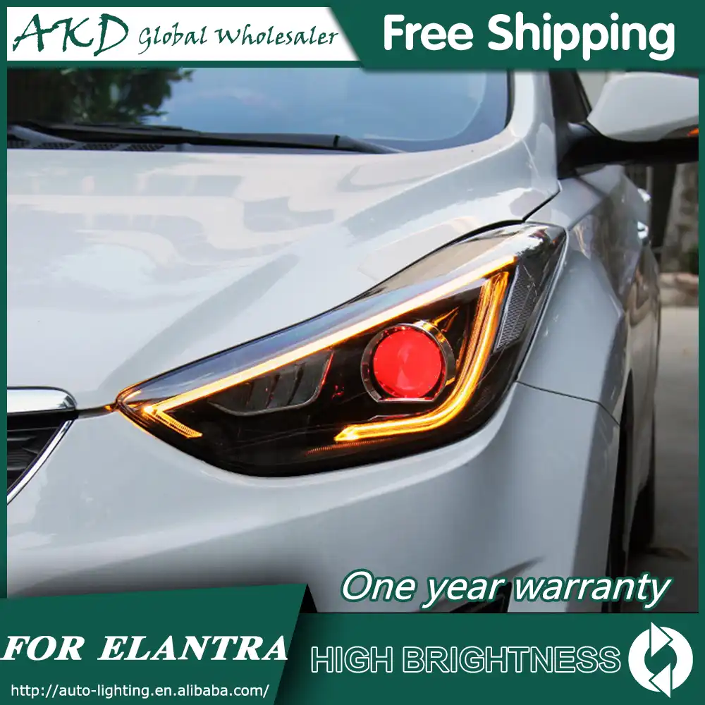 Car Styling for Hyundai Elantra Tail Lights 2011 2015 LED Tail Lamp LED