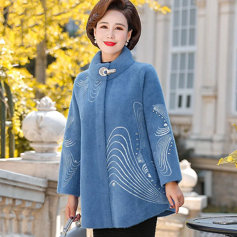 Women Winter Jacket High Quality Thick Imitation