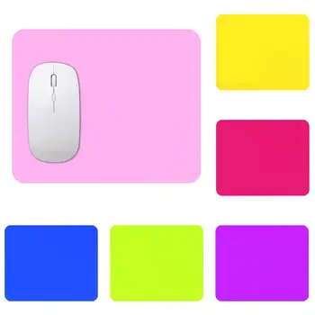 

Fashion Solid Color Anti-Slip Mouse Mat Mousepad Laptop Computer Accessories