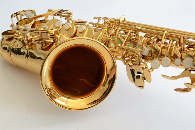 Сделано в Японии YAS-875 Профессиональный альт капля E саксофон золотой альт саксофон с полоской рот кусок тростник больше посылка почта