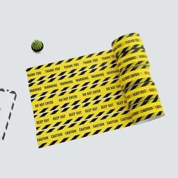 

Hot 1 Roll 48mm*25m Warning Tape Safety Adhesive Barricade Wet Floor Caution Tape