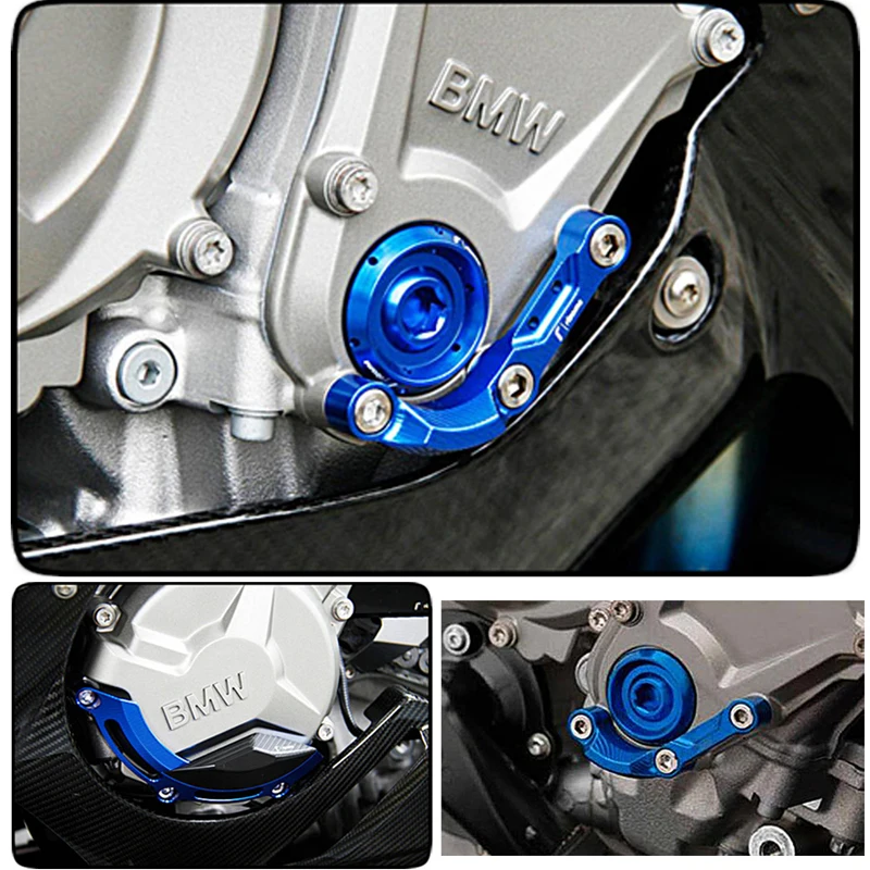 Подходит для BMW S1000RR 2009- Мотоциклетный Двигатель с ЧПУ Защитная крышка анти-капля ползунок статор коробка анти-столкновения крышка