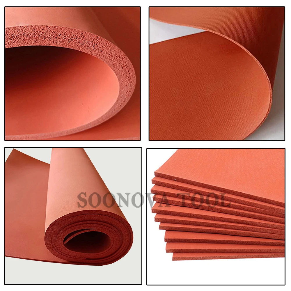 250*250mm Silicone Rubber Pad Phone Repair Refurbished Work Mat High Temperature Resistant Sponge Plate Laminating Silicone Pad