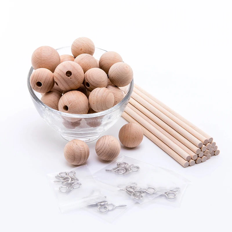 1Set Baby Hanger Baby Mobile Crib Hanger Frame Bed bell wooden Mobile Crib Hanger DIY Crafts Frame Mobile Holder Newborn gifts