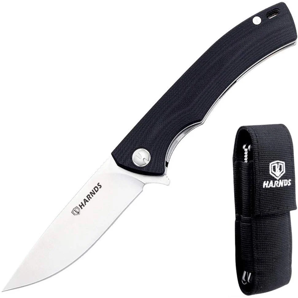 CK9168-Black HARNDS CK9168 складной нож охотничий карманный нож выживания G10 Ручка AUS-8 сталь 59HRC для работы Пешие прогулки Приключения Открытый Кемпинг - Цвет: CK9168-Black