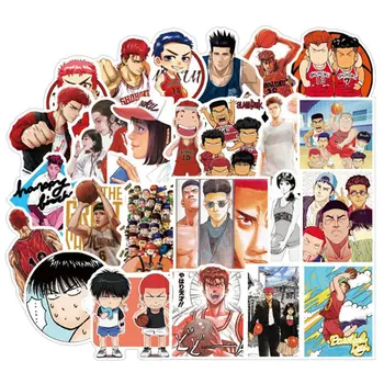 

50pcs Funny Anime Cartoon Slamdunk Stickers Laptop Sticker Decal Fridge Car Skateboard Graffiti Waterproof Sticker