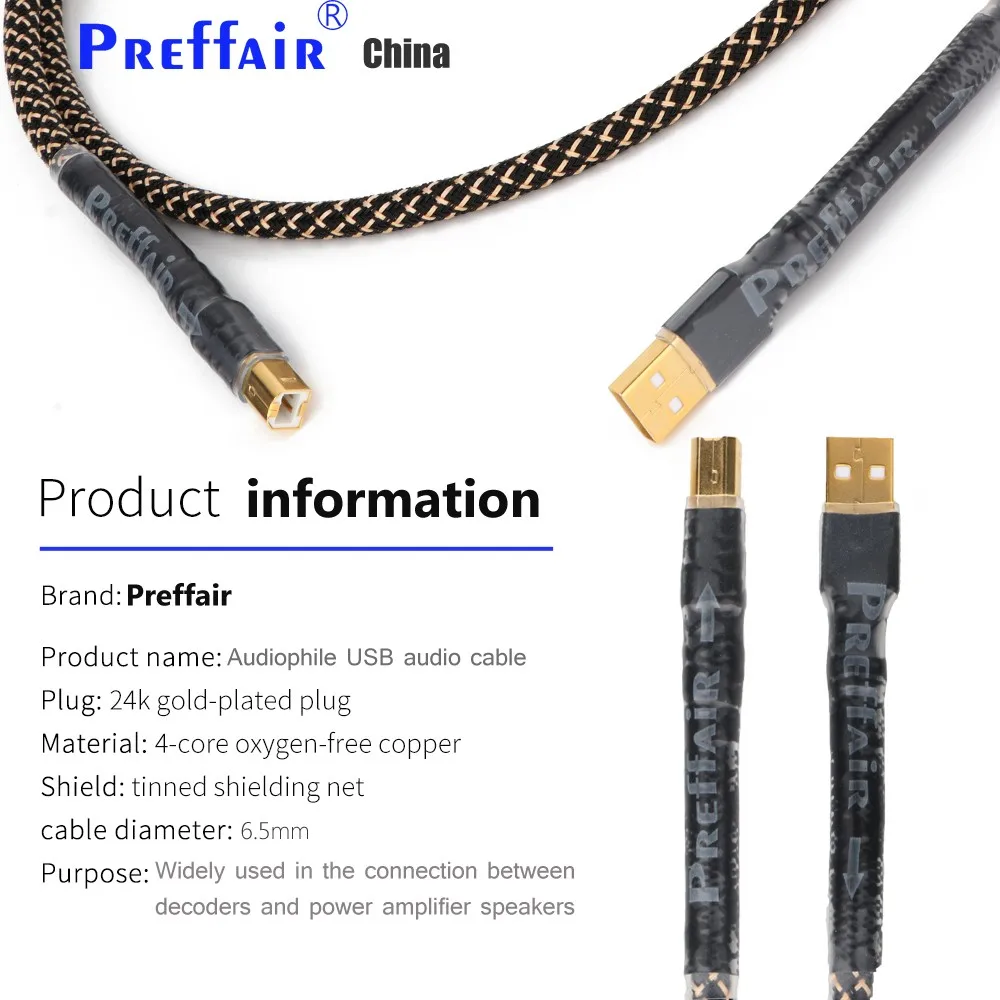 Qualidade para tipo a Cabo de Dados Usb de Alta x1 para Dac Preffiar-cabo Hifi - Image 2