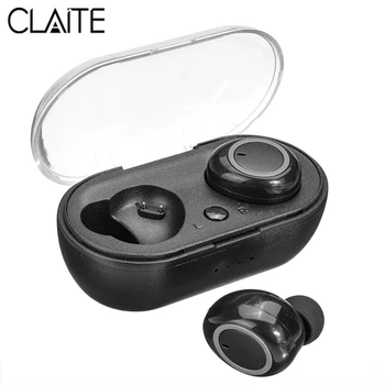 

CLAITE SQ-W1 TWS bluetooth Earphone Hifi Wireless Stereo Earbuds Auto Pairing Headset With Large Capacity Charging Box