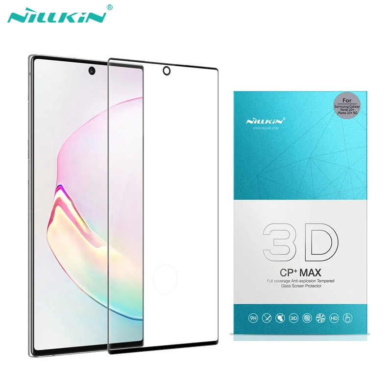 For Samsung Galaxy Note 10 10+ Plus Pro 5G Tempered Glass Full Screen Protector Anti-Explosion Nillkin 3D CP+ Max Glass Film