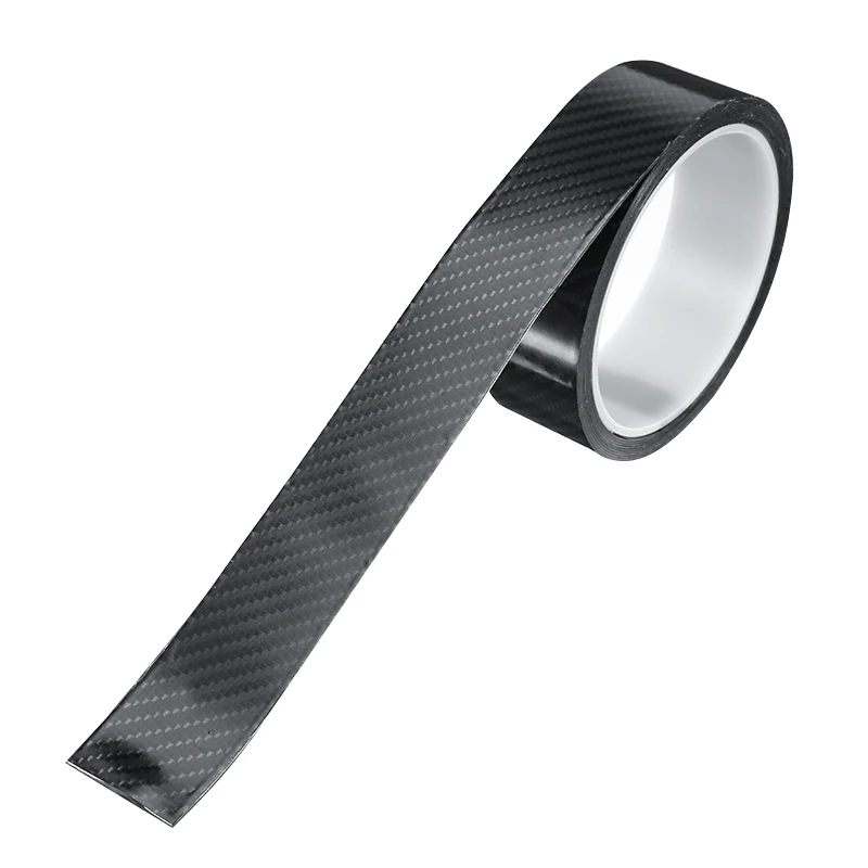 

1 Roll 3 Meter Carbon Fiber Style Car Door Sill Protector Bumper Anti Scratch Protection Tape Sticker