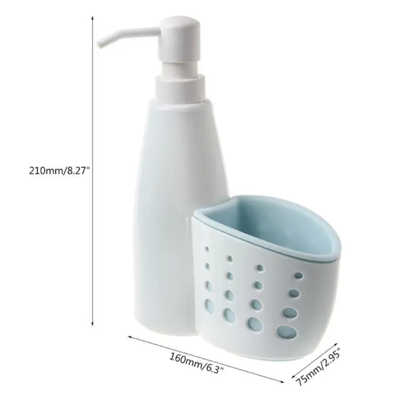 Многофункциональный ящик для хранения жидкого моющего средства для кухни и ванной комнаты, Чистящая губка, держатель для мыла, Товары для ванной комнаты