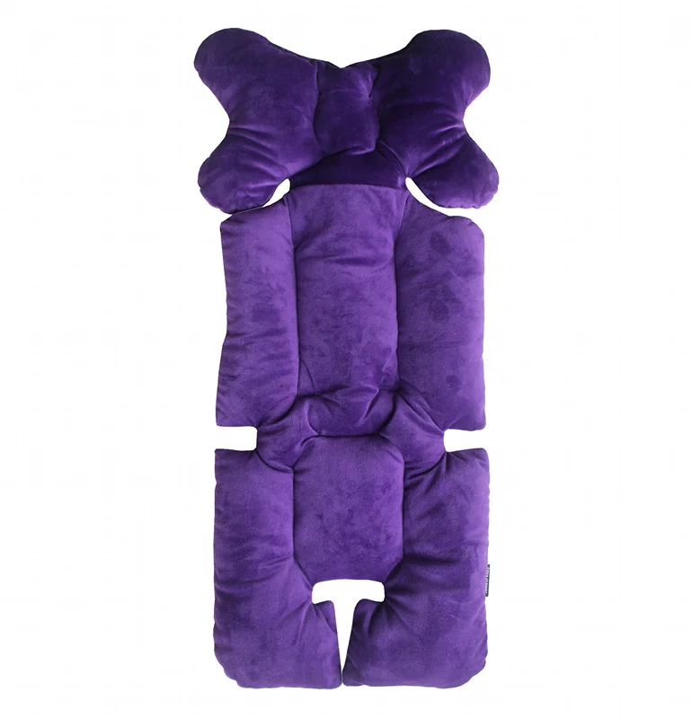 Purple Детский матрац для детской коляски, детская подушка для автокресла, портативная подушка для детской коляски, подкладка для детской коляски, подушка для детской коляски - Цвет: Purple