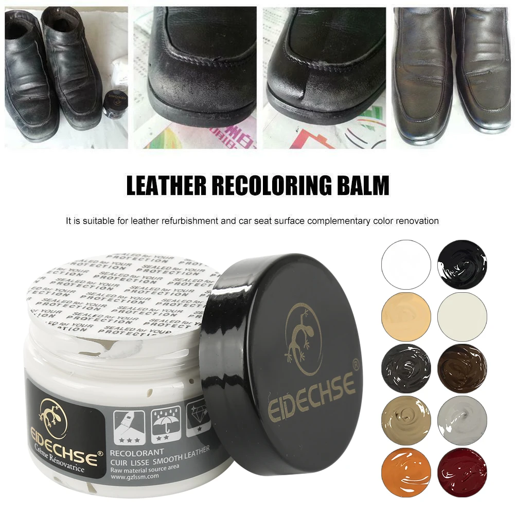 

11Color Leather Stain Leather Shoes Leather Refurbished Color Paste Coloring Agent Leather Complementary Color Maintenance Cream