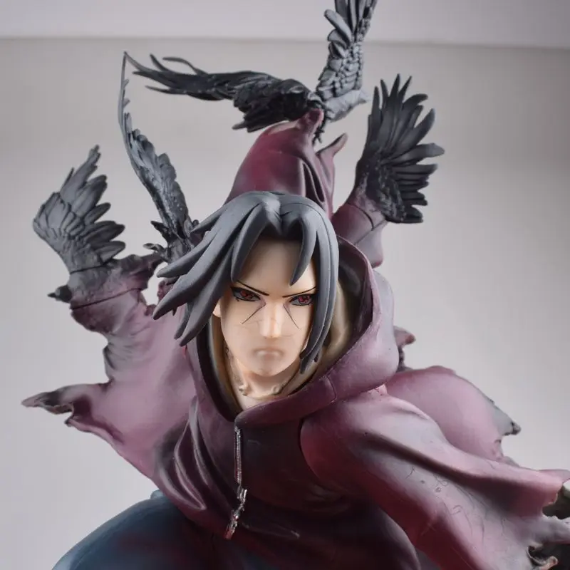 Японское аниме 40 см Наруто Shippuden Акацуки Учиха Итачи GK ПВХ фигурка коллекция модель большой размер игрушки кукла lelakaya