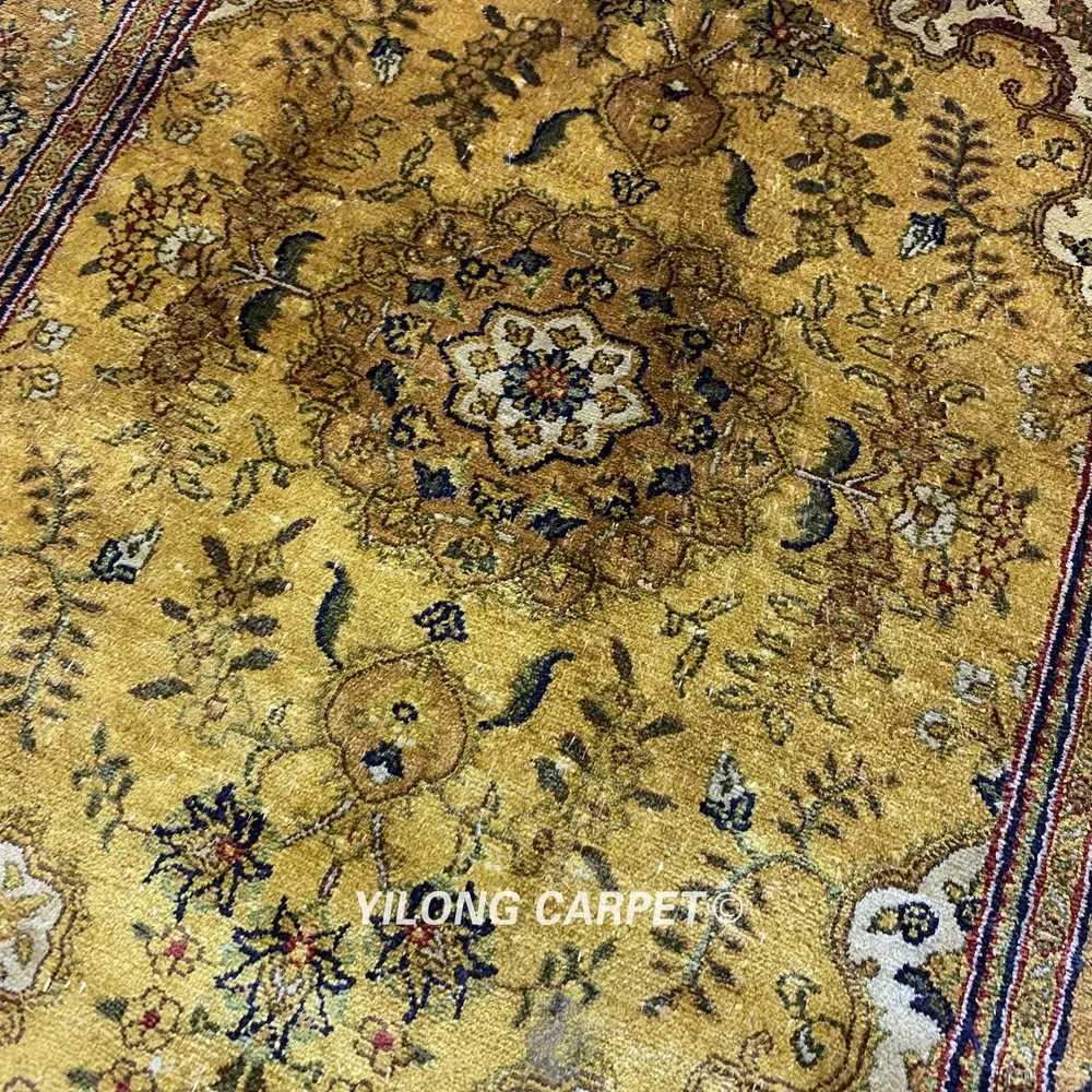Yilong 2'x3' чистый антиквариат старый ручной работы ковры персидский ковер(LH1001B