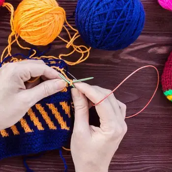 

13pairs Aluminum Circular Knitting Change Head Needles Exquisite DIY Tool Sewing Accessory Necessary Sewing Knitting Gadgets