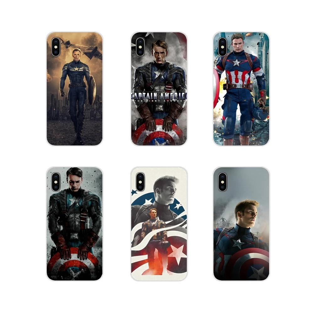 

Chris Evans Captain America Accessories Shell Cover For Xiaomi Mi4 Mi5 Mi5S Mi6 Mi A1 A2 5X 6X 8 9 Lite SE Pro Mi Max Mix 2 3 2S