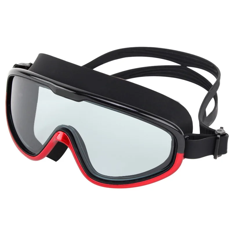 

Whale Outdoor Adult One-piece Goggles Waterproof Anti-fog Swimming Goggles Eye-protection Goggles Diving Big Box Electroplated S