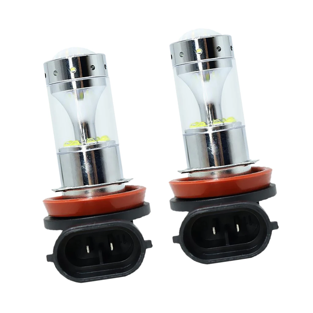 Pair H16/H11 6000K 100W High Power Fog Driving Light Turn Signal Lamp