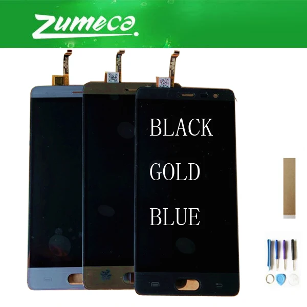 Для Cubot A5 ЖК-экран+ сенсорный экран дигитайзер Серый Черный Золотой с инструментами лента