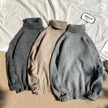 *#Best Price Men's sweater 2019 autumn and winter new warm solid color couple models thick sweater youth personality fashion men's clothing *#Best Price Men's sweater 2019 autumn and winter new warm solid color couple models thick sweater youth personality fashion men's clothing