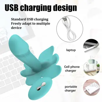 Butterfly Vibrators Underwear 10 Speeds Sex Machines for Adults Remote Control Sex Tools for Females Strap on Vibrating Dildo 4
