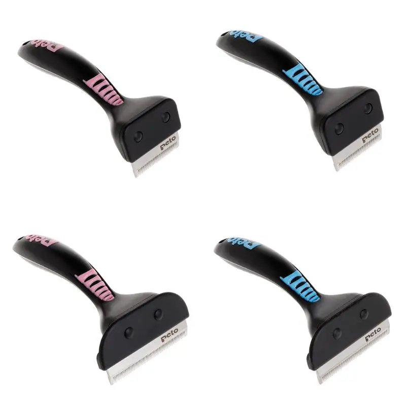 Pet Comb Hair Remover Trimmer Grooming Dog Cat Puppy Kitten Deshedding Brush Safe Removal Beauty Professional Supplies | Дом и сад