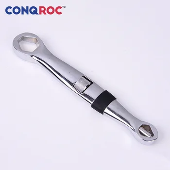 

Multi-functional 45 # Steel Torx Nut Spanner 4-19mm Adjustable Flexible Type Wrench Hand Tool