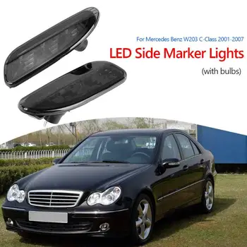 

Hot Sale Side Marker Lights Classic Delicate For Mercedes Benz W203 C Class LED Side Marker In Bumper Turn Signal Lights Pair