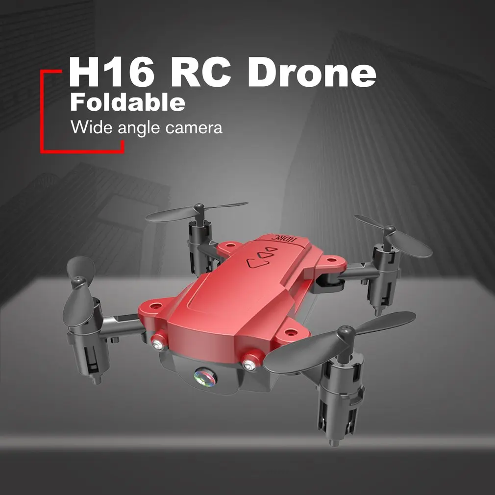2019H16 складной RC WiFi FPV Дроны с HD камерой RC вертолет самолет высота удержания воздушная видео игрушки для детей