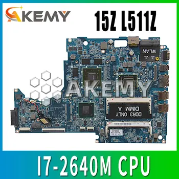 

CN-01XFF3 01XFF3 1XFF3 For DELL XPS 15Z L511Z Laptop motherboard DASS8BMBAE1 with I7-2640M CPU and N12P-GE-A1 GPU Onboard HM67