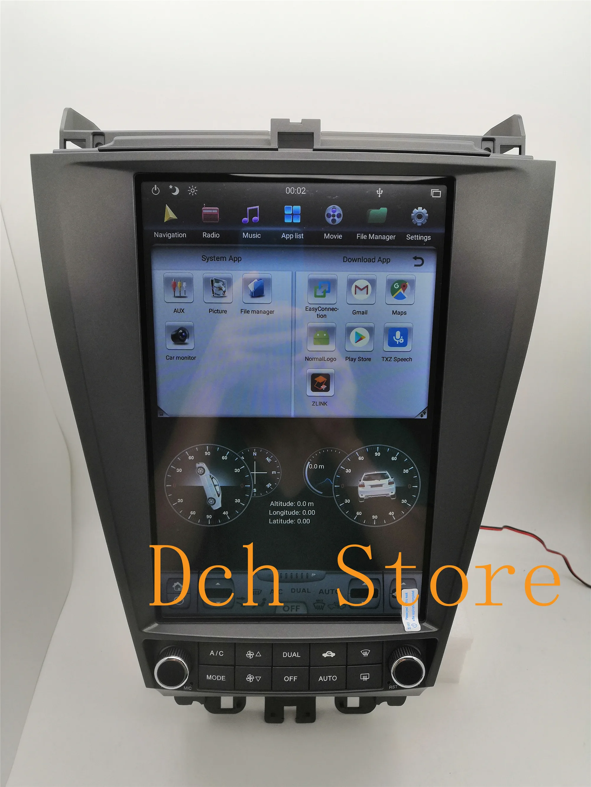 Автомобильный DVD плеер tesla style 12 1 дюйма вертикальный экран Android 9 0 GPS для HONDA ACCORD 7 seven