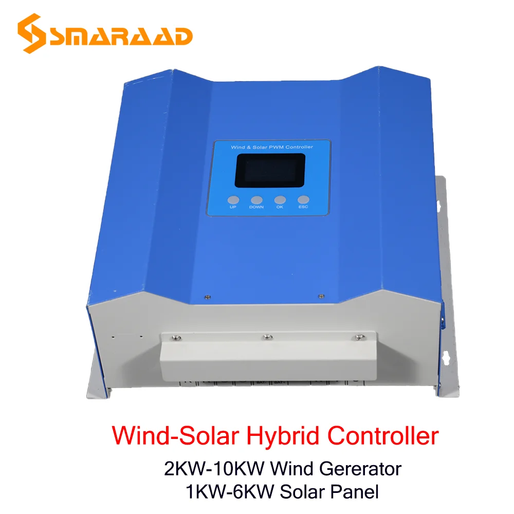 1kw 2kw 48v 220v On Grid Intelligent Wind Solar Hybrid Controller Wind