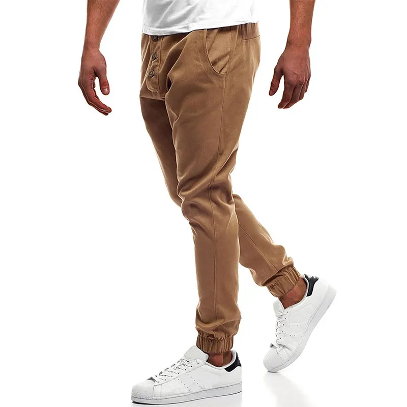Брюки мужские повседневные брюки Модные уличные спортивные брюки бегуны хип-хоп облегающая одежда удобные мягкие Брендовые брюки