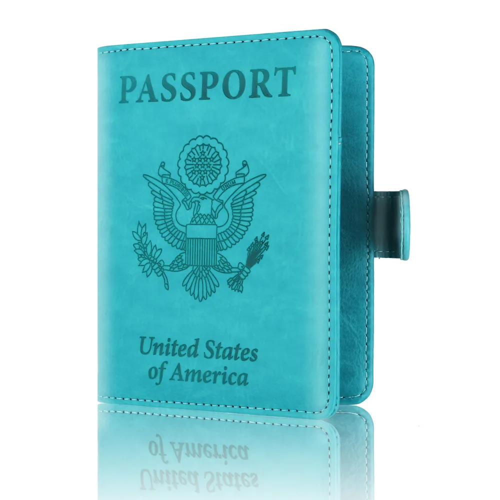 Держатель для карт из искусственной кожи, чехол для паспорта, антимагнитный сертификат, сумка для паспорта, посылка G0909#35