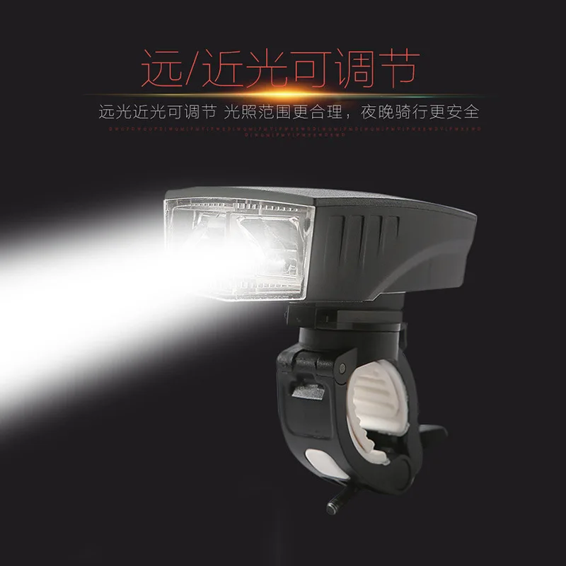 

De Gauge Standard Profession USB Rechargeable Bicycle Riding Headlights Flashlight-Power Lights Taillights Lights
