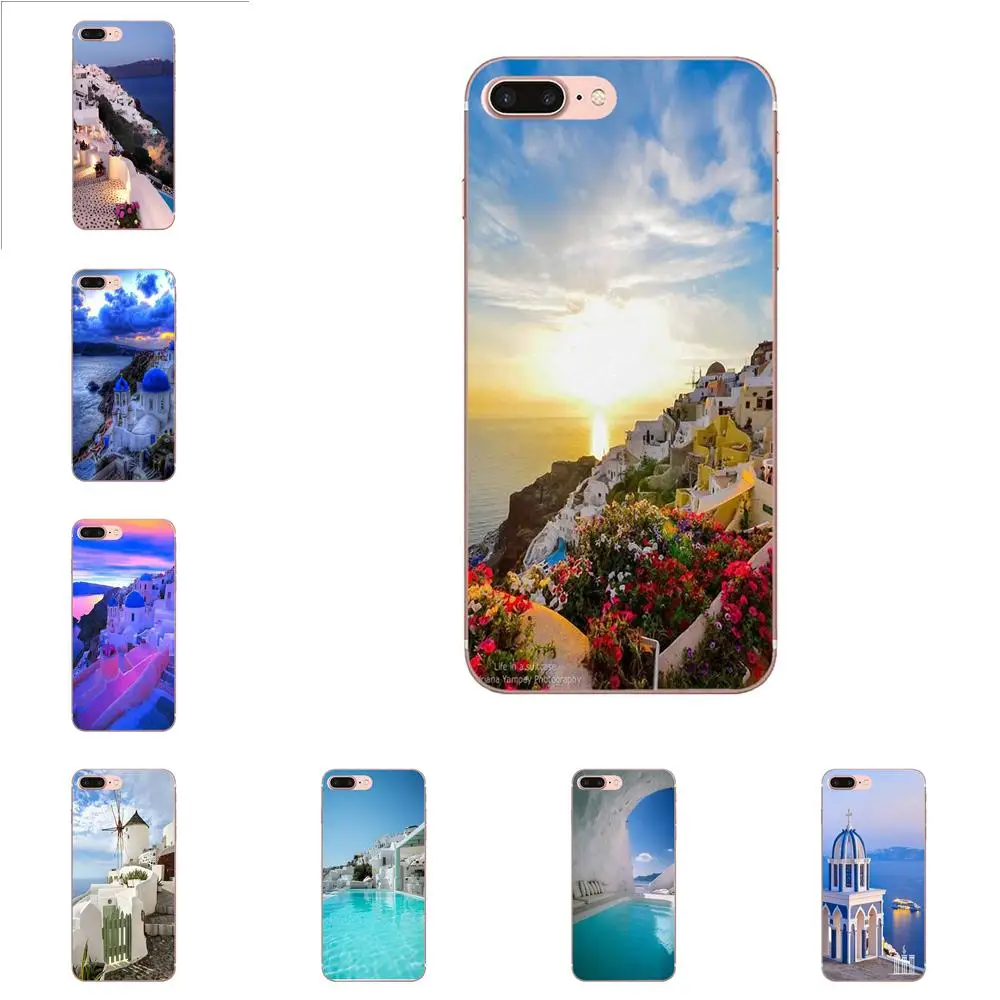 Красивый Oia Санторини для Huawei Mate 30 Pro Lite 20s NOVA 6 SE 5 P40 p30 lite Honor V30 20 TPU Модный чехол
