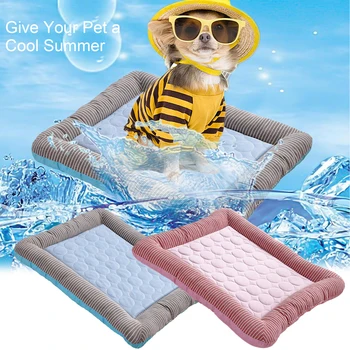 

Hoopet Dog Cooling Bed Summer Breathable Sleeping Cool Ice Pad Mat Cushion for Small Pet Dog Cat Puppy 45 x 35cm