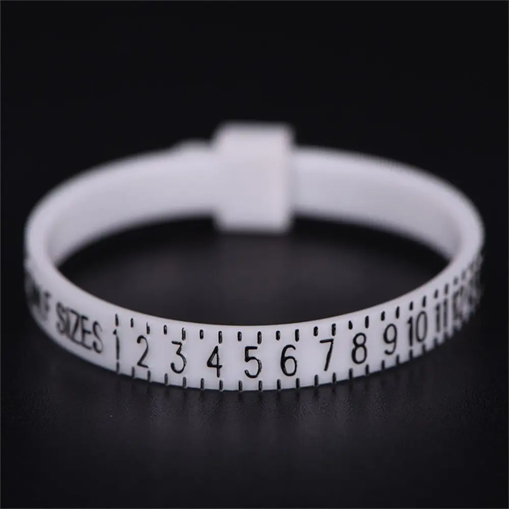 Plastic Ring Gauge Measure Professional Ring Sizer Genuine Tester  UK/US/EU/JP UK/US/EU/JP Wedding Ring Band Sizes A-Z Usefully - AliExpress