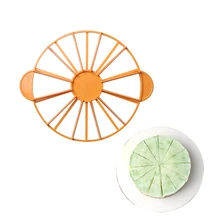 10/12 ломтик мусс для торта, пластиковая ломтерезка для торта, разделитель для торта с ручкой, защита торта, Изысканная форма, баланс каждого торта и крема