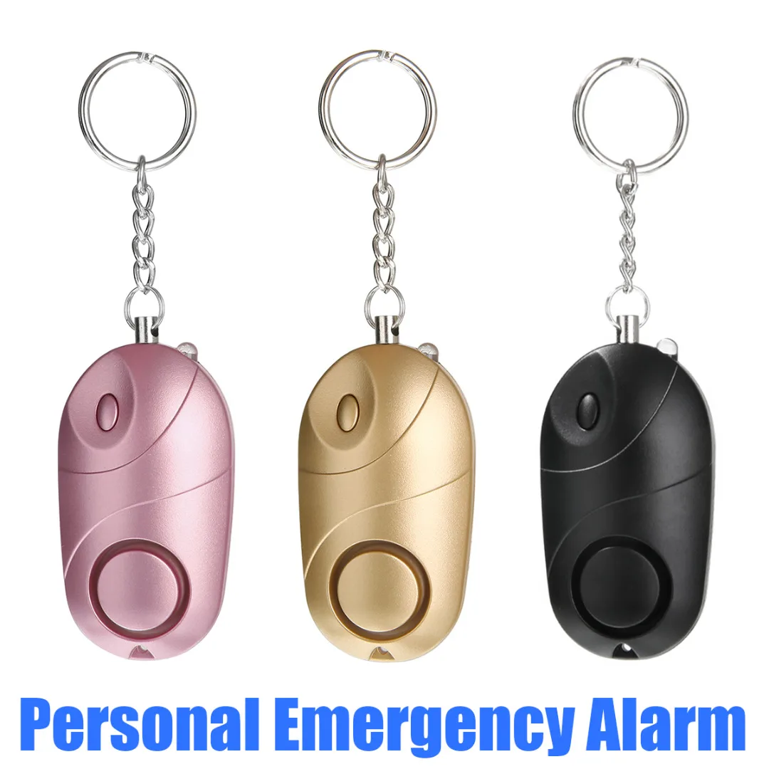 

130dB Self-defense Keychain Anti-Attack Tool Safe Sound Personal Emergency Alarm Girl Women Security Protect Safety Loud Alarm