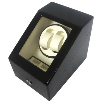 

Top Quality 2 Automatic Wood Watch Winder + 3 Box Case Locks