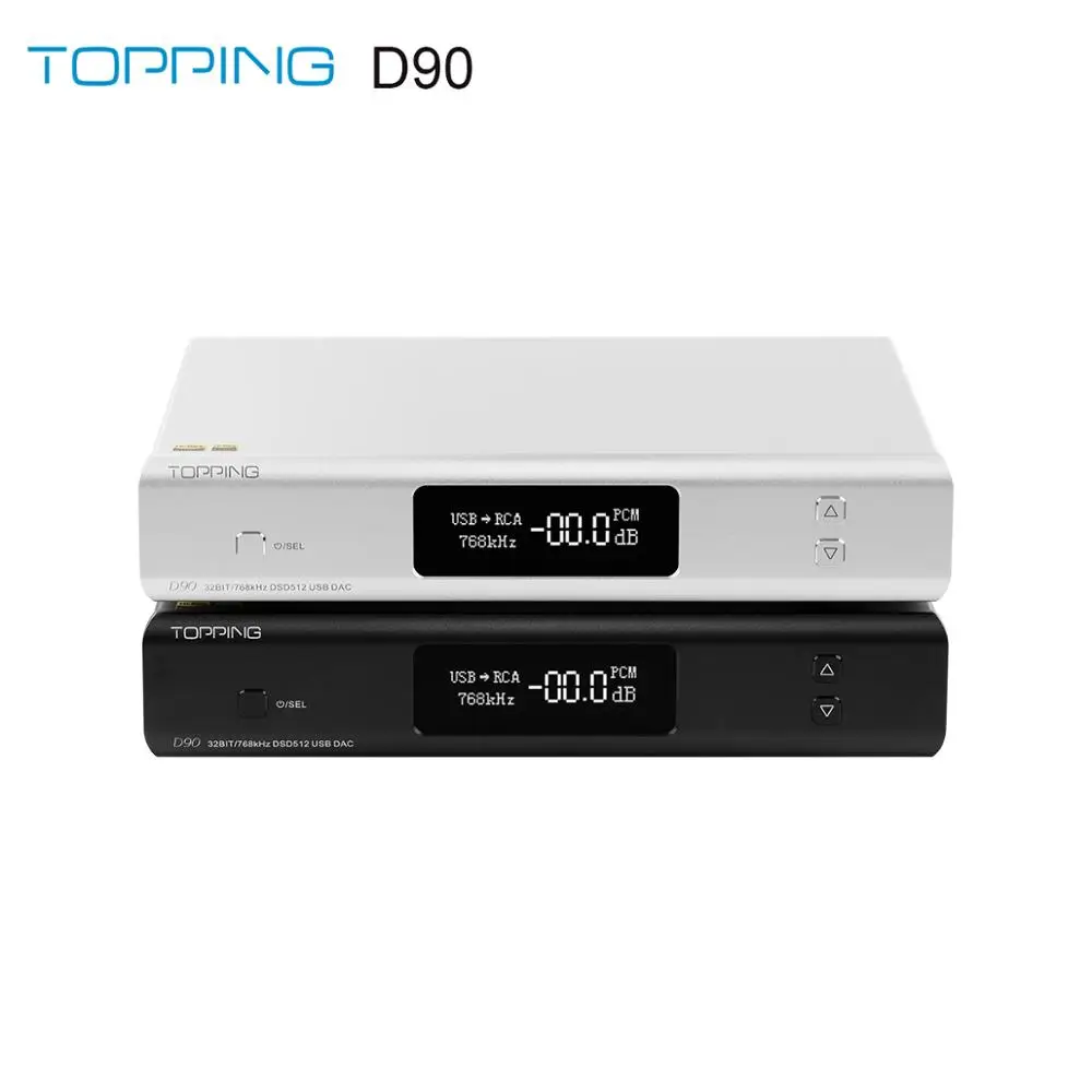 TOPPING D90 аудио декодер AK4499 XMOS XU208 USB ЦАП предусилитель DSD512 CAR8675 LDAC Bluetooth 5