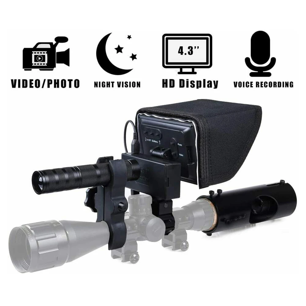 BOBLOV720PDigitalNightVisionMonocular43LCDScreenTelescopefor