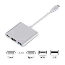 Usb type C к HDMI USB 3,0 зарядный адаптер конвертер USB-C 3,1 концентратор адаптер для MacBook