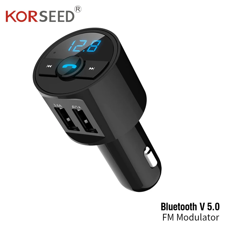 Автомобильный беспроводной FM модулятор с USB портом 3 6 А|MP3-плеер для авто| |