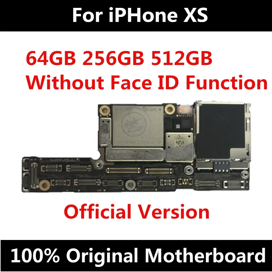 Оригинальная разблокированная материнская плата для iPhone XS логическая с/без Face ID