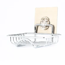 Без ногтей кухня нержавеющей настенный мыло губка держатель съемный-B